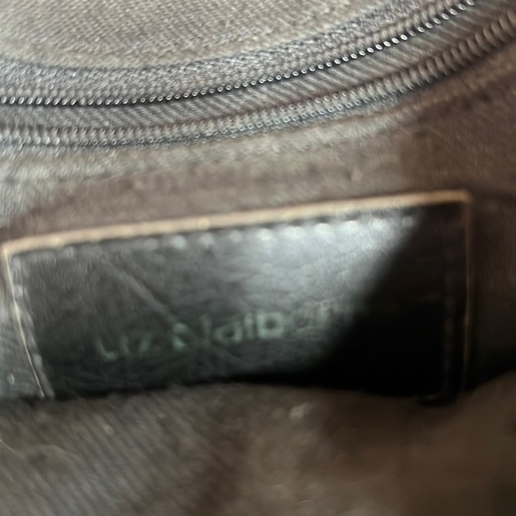 Liz Claiborne Vintage 80’s Crossbody Brown/Black Purse - Picture 7 of 11